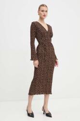 Never Fully Dressed ruha Leopard Celeste Dress bézs, midi, egyenes, NFDDR1701 - bézs M