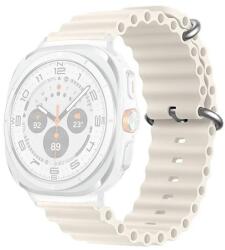 gigapack Pótszíj (egyedi méret, szilikon, állítható, hullám) FEHÉR Samsung Galaxy Watch Ultra eSIM 47mm (SM-L705) (GP-163490)