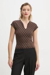 By Malene Birger t-shirt VENAZIA női, barna, Q72465001 - barna XL