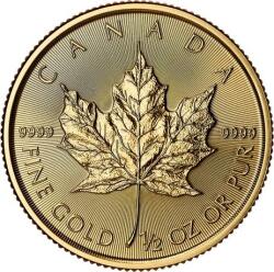  Maple Leaf (2025) - 1/2 Oz - arany befektetési érme