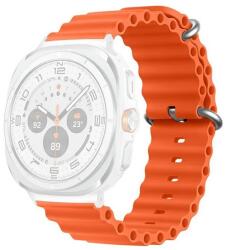 gigapack Pótszíj (egyedi méret, szilikon, állítható, hullám) NARANCSSÁRGA Samsung Galaxy Watch Ultra eSIM 47mm (SM-L705) (GP-163492)
