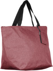 SHOPIKA Geanta shopper multifunctionala medie din material textil panzat, roz inchis