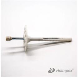 Visimpex Szigeteléstartó dübel hőhídmentes acél szeggel 10x120 300db/doboz