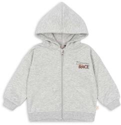 Konges Sløjd gyerek felső LOU SWEAT HOOD OCS szürke, nyomott mintás, kapucnis, KS101566 - szürke 110-116