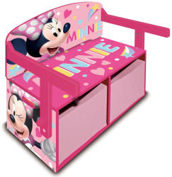 Arditex Mobilier 2 in 1 pentru depozitare jucarii Minnie s Bow-tique - Arditex