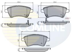 COMLINE set placute frana, frana disc COMLINE CBP31513 - centralcar