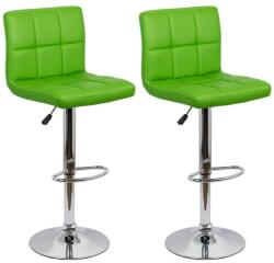 CHAIRS-ON Set 2 scaune de bar moderne rotative ABS 191