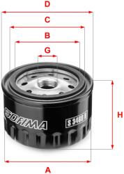 SOFIMA Filtru ulei SOFIMA S 3460 R (S 3460 R) - automobilus