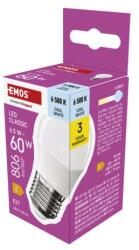 EMOS LED CLS MINI GLOBE 6, 5 W (60 W) 806lm E27 CW 1525733127