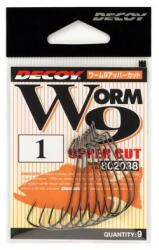 DEC Decoy worm9 uppercut #3 ns black 9pcs/bag (JDE40-903) - nextfish