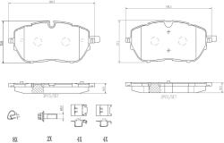 BREMBO set placute frana, frana disc BREMBO PRIME LINE P 61 128 (P 61 128)