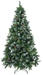  Brad Artificial de Craciun, cu Ramuri Inghetate, Verde, 210 cm, Suport Inclus - INV8055075