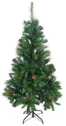  Brad Artificial de Craciun cu Conuri, Verde, 150 cm, Suport Inclus - INV8066752