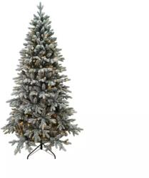  Brad Artificial de Craciun cu Zapada, 350 LED-uri cu Lumina Calda Continua, 210 cm - INV1049006