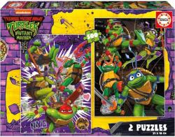 Educa - Puzzle 2x500 Ninja Turtles - 500 piese