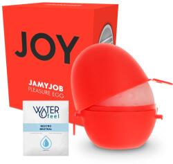Jamyjob Tojás Maszturbátor Piros Verzió Discrett (d-222081)