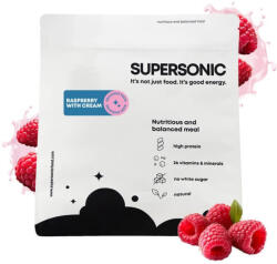 Supersonic Complete Meal Plus Meal, aromă de zmeură cu cremă, 1, 5 kg