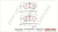 Dr! ve+ set placute frana, frana disc Dr! ve+ DP1010.10. 1056 - automobilus