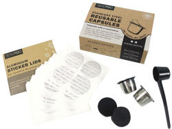 SEALPOD 2x újratölthető SEALPOD kapszula + 120 db Nespresso ® tető