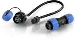 QuWireless QPSP4 tápcsatlakozó átalakító Fekete (QPSP4) (QPSP4)