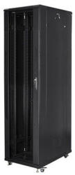 Lanberg 19" szabadon álló rack szekrény 47U/800X1000 lapraszerelt, fekete (FF01-8047-12B) - mzona