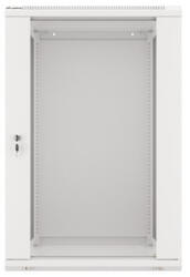 Lanberg 19" fali rack szekrény 18U/600X600 lapraszerelt, szürke V2 (WF01-6618-10S)