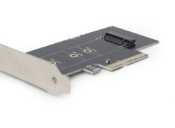 Gembird PEX-M2-01 M. 2 SSD adapter PCI-Express add-on card, with extra low-profile bracket (PEX-M2-01) - mzona