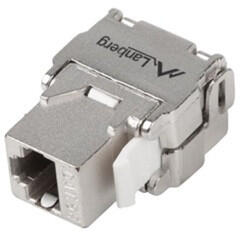 Lanberg Keystone modul, szerszám nélkül szerelhető RJ45->LSA CAT. 5e FTP 180° (KSF5-2000) - mzona