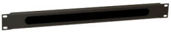 WP 1U brush type cable, Black RAL 9005 (WPN-ACM-201-B) - mzona