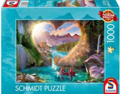 Schmidt Spiele 1000 db-os puzzle - View with heart (59777) (59777)