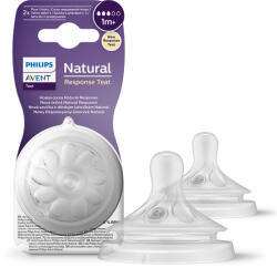 Philips Philips Avent, Natural, Response, tetina pentru biberon, 1 luni+, SCY963/02