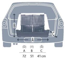 FERPLAST Autós kutyaszállító Ferplast ATLAS CAR MINI 72 x 41 x 51 cm