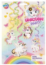 Grafix Unikornis parti dekoráció, 6 db (750018)