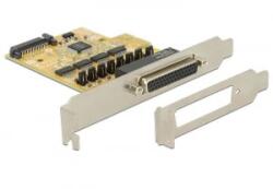 Delock 4x Soros port bővítő kártya PCIe (89447) (89447)
