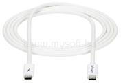 StarTech Thunderbolt 3 Cable, 20Gbps, 100W PD, 2m (fehér) (TBLT3MM2MW) (TBLT3MM2MW)