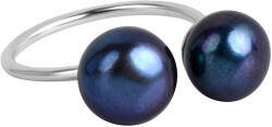 JwL Luxury Pearls Ezüst gyűrű kék dupla gyönggyel JL0433
