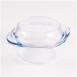 Pasabahce BORCAM ovális hőálló üvegedény tetővel, fogóval 840ml, 190*159*60mm (PASABAHCE_1017150) (PASABAHCE_1017150)