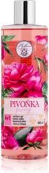 Bohemia Gifts Flower Line Peony tisztító gél testre és hajra 400 ml