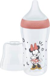 Nuk Perfect Match Minnie hőmérséklet szabályozóval 260 ml - piros