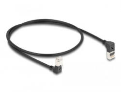 Delock RJ45 hálózati kábel Cat. 6A S/FTP 0, 5m fekete (80292) (80292)
