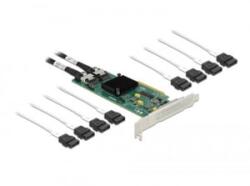 Delock 8 portos SATA PCI Express x8 kártya - 2 x SFF-8087 kapcsolódó kábellel (90061)