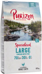 Purizon 6, 5kg Purizon száraz macskatáp 14% árengedménnyel! - Large Adult csirke & hal