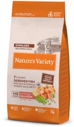 Nature's Variety 2x7kg Nature's Variety No Grain Sterilized norvég lazac száraz macskatáp