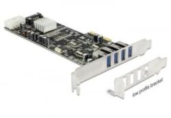 Delock 4x USB 3.0 bővítő kártya PCI-E (89365)