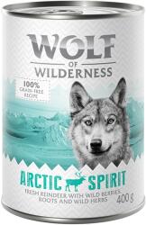 Wolf of Wilderness 6x400g Wolf of Wilderness Adult Single protein Arctic Spirit nedves kutyatáp - Rénszarvas