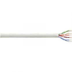 LogiLink CQ2305U Hálózati kábel CAT 6 U/UTP 4 x 2 x 0.25 mm2 Szürke 305 m