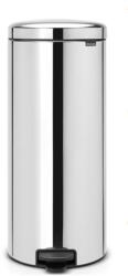  Pedálos szemetes, ipari, fém, horganyzott, 30 l, kivehető vödörrel (UVV14) - papirdepo