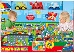 Molto Blocks Játszószőnyeg - 25db-ss Szett, Lányoknak és Fiúknak, Textil