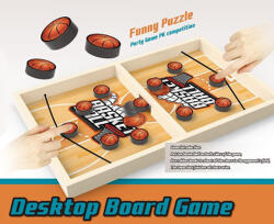  Board games Kosaras Sling Puck Ügyességi Társasjáték - Lányoknak és Fiúknak, 5 éves kortól