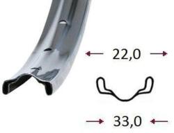 Velotech Felni 28x1, 1/2 acél 36H